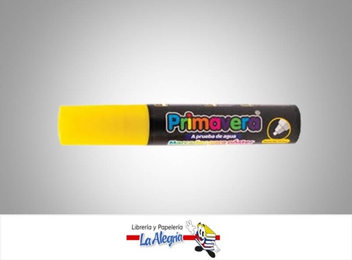 [7707406355903] MARCADOR POSTER 6MM AMARILLO UND MARCA PRIMAVERA   
