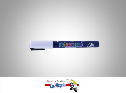 [7707406355965] MARCADOR POSTER 6MM BLANCO UND MARCA PRIMAVERA   