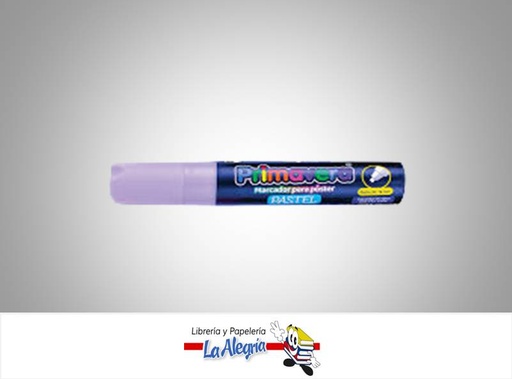 [7707406355989] MARCADOR POSTER PASTEL 6MM LILA UND MARCA PRIMAVERA   