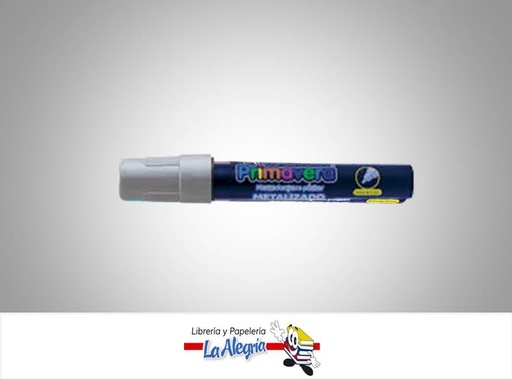 [7707406356382] MARCADOR POSTER METALIZADO 2MMPLATA UN MARCA PRIMAVERA   