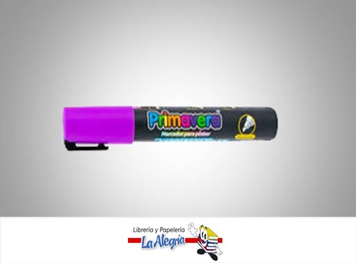 [7707406356467] MARCADOR POSTER FLOURECENTE 15 MM MORADO MARCA PRIMAVERA   