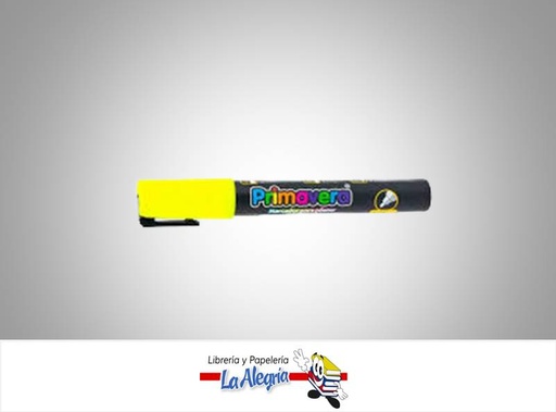 [7707406356658] MARCADOR POSTER FLOURESCENTE 2MM AMARILLO MARCA PRIMAVERA