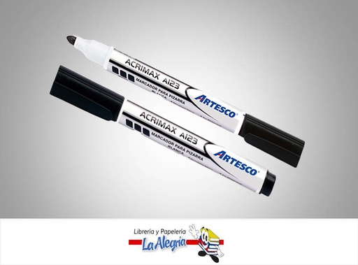 [7750082002012] MARCADOR ACRILICO ACRIMAX A123 NEGRO UND MARCA ARTESCO   