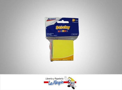 [7750082069008] NOTA AUTOADHESIVA 250H 50X50 MM5 COLOR MARCA ARTESCO   