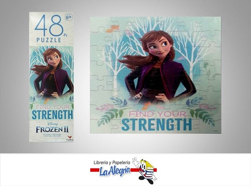 [778988328446] ROMPECABEZA RECTANGULAR FROZEN ANA 48PZ MARCA CARDINAL   