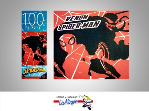 [778988328552] ROMPECABEZA RECTANGULAR SPIDERMAN 100 PZ MARCA CARDINAL