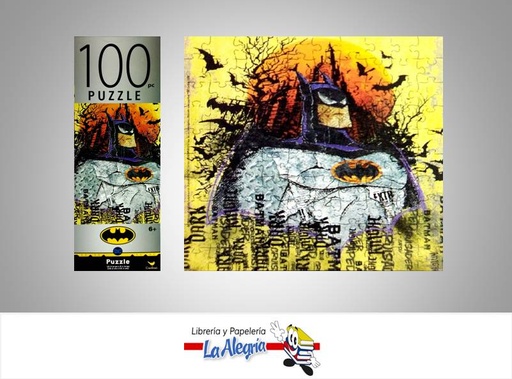 [778988330081] ROMPECABEZA RECTANGULAR BATMAN 100PZ MARCA CARDINAL   