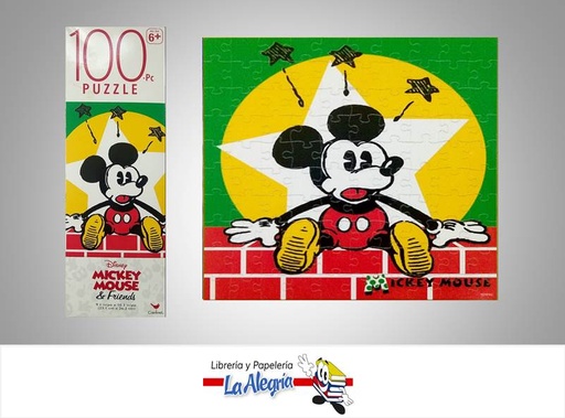 [778988360460] ROMPECABEZA RECTANGULAR MICKEY 100PZ MARCA CARDINAL   