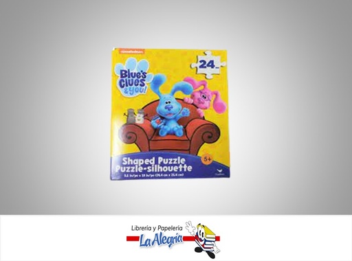 [778988387634] ROMPECABEZA FORMA BLUE'S CLUES 24PZ MARCA CARDINAL   