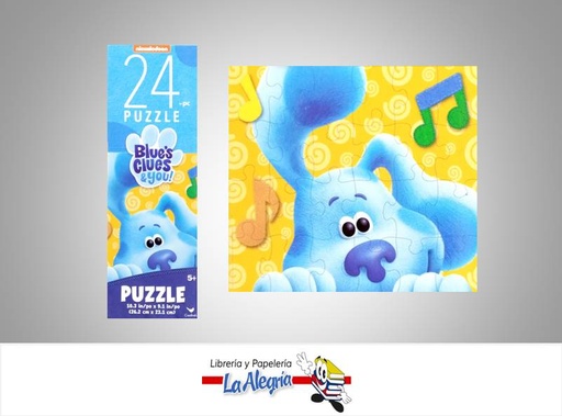 [778988394076] ROMPECABEZA RECTANGULAR BLUE'S CLUES 24 PZA  MARCA CARDINAL