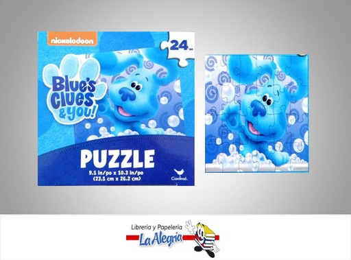 [778988394649] ROMPECABEZA RECTANGULAR BLUE'S CLUES 24P MARCA CARDINAL   
