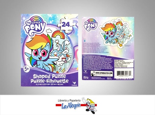 [778988394779] ROMPECABEZA FORMA MY LITTLE PONY 24PZ MARCA CARDINAL   