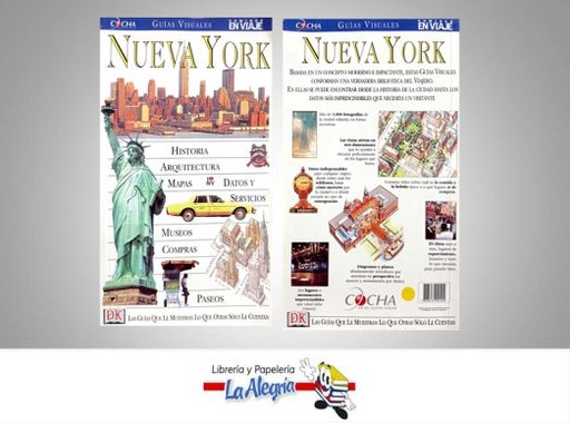 [7806616000402] NUEVA YORK GUIA VISUAL  TEMATICA TURISMO Y HOTELERIA   EDITORIAL DK