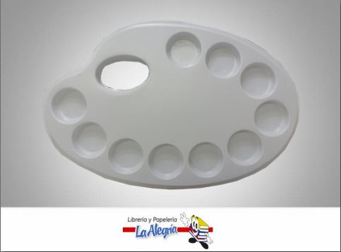 [7808730100310] PALETA PLASTICA 10 COLORES MARCA ABARCA