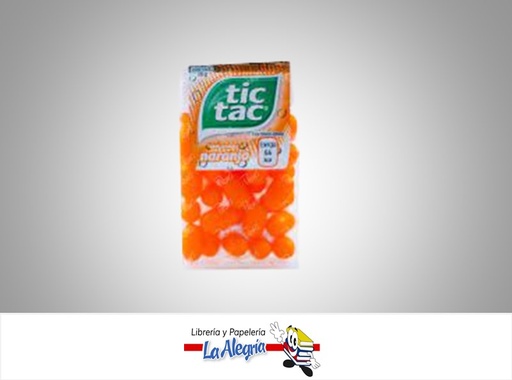 [78600027] TIC TAC 16 GR NARANJA MARCA TIC TAC   