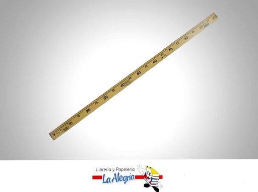 [788053100525] REGLA MADERA 100X40X6MM DOBLE ESCALA UND    