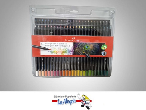 [7891360654124] LAPICES DE COLORES 50 COLSUPER SOFT MARCA FABER CASTELL   