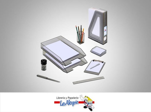 [7896292297333] SET DE ESCRITORIO NEGRO REF 973.3 9PZ MARCA ACRIMET   