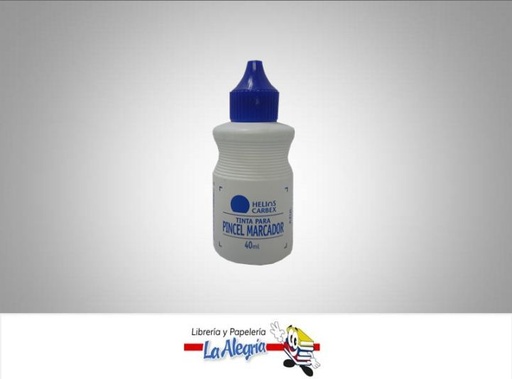 [7896297804482] TINTA PARA PINCEL MARCADOR 40ML AZUL UND MARCA HELIOS CARBEX