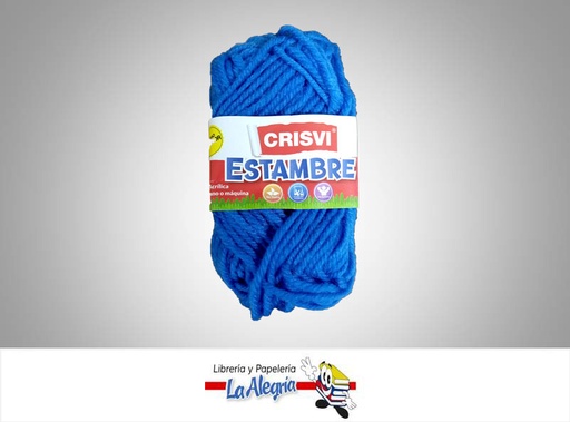 [7920210315035] ESTAMBRE ESCOLAR 10GR AZUL CIELO UND MARCA CRISVI   