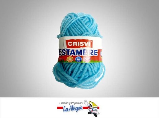[7920210315042] ESTAMBRE ESCOLAR 10GR AZUL CLARO UND MARCA CRISVI   