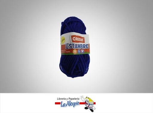 [7920210315059] ESTAMBRE ESCOLAR 10GR AZUL OSCURO UND MARCA CRISVI   