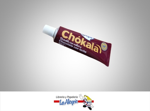 [798118999520] CHOCOLATE CON LECHE CHOKALA TUBITO 30GRS MARCA WEPA   