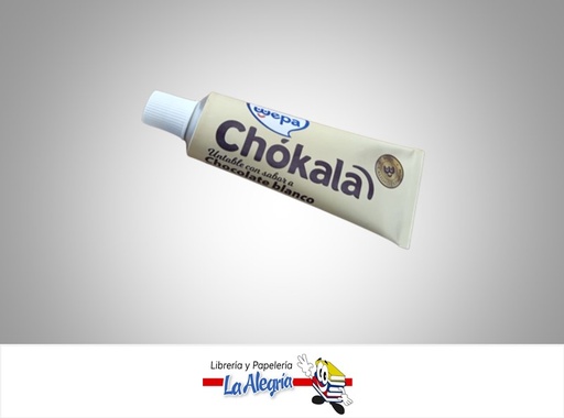[798118999667] CHOCOLATE BLANCO CHOKALA TUBITO 30GRS MARCA WEPA