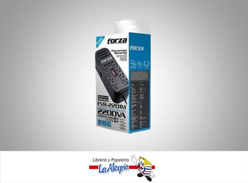 [798302104921] PROTECTOR DE VOLTAJE AUTOMATICO 2200VA 1 MARCA FORZA   