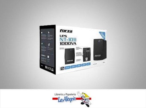 [798302107694] UPS 1000VA NT-1011 6 TOMAS Y 2 REGULADOR MARCA FORZA   