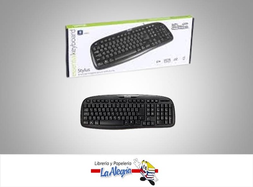 [798302180680] TECLADO ALAMBRICO USB ESPANOL KKS-050S MARCA KLIPXTREME   
