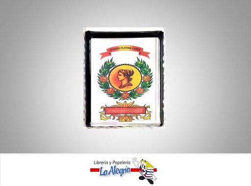 [80055500093] CARTA DE PLASTICO ESPANOLA C/ESTUCHE UND MARCA PLAYINGCARDS   