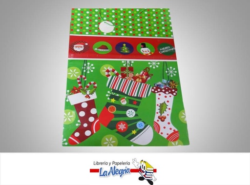 [801822608531] BOLSA DE REGALO 74X49 D/NAVIDAD MARCA FUNDAY   