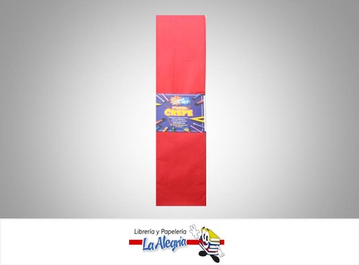 [8020200000008A] PAPEL CREPE 50X200CM ROJO UND MARCA SCHOOL ART   