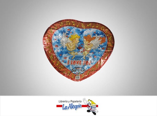 [828505015011] GLOBO FOIL 28I LOVE YOU MARCA SING A TUNE BALLONS   