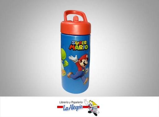 [8412497214013] TERMO PLASTICO 410 ML SUPER MARIO MARCA S/M   