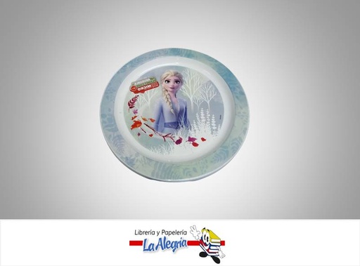 [8412497510474] PLATO PLASTICO LLANO FROZEN II MARCA S/M   