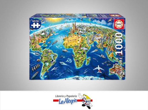 [8412668190368] ROMPECABEZA MINI 1000 PZ MARCA EDUCA   
