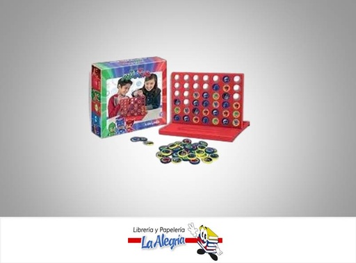 [8421440029826] PJMASKS 4 EN LINEA JUEGO DE MESA MARCA SAICA   