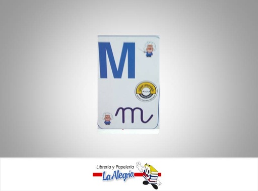 [8429102001722] CARTA DE CARTON APRENDE ABECEDARIO/NUMERO MARCA VARITEMAS