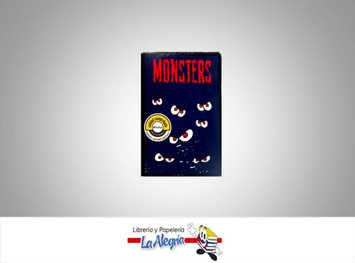 [8429102039411] CARTA DE CARTON MONSTRUOS MARCA VARITEMAS   