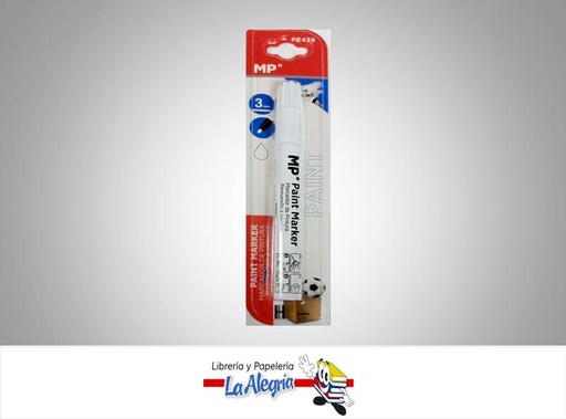[8435250972210] MARCADOR DE PINTURA PE439 3MM BLANCO UND MARCA MP