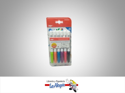 [8435464124177] MARCADOR PIZARRA PE4946 2/3 MM 6 COLORES MARCA MP