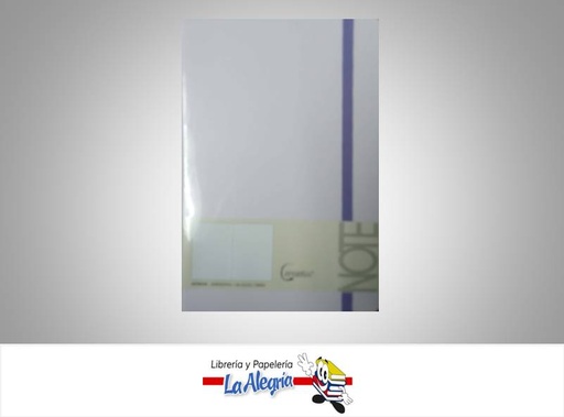 [8435464157502] LIBRETA DE NOTAS CON LIGA MORADO PASTEL PB662 A5 MARCA MP