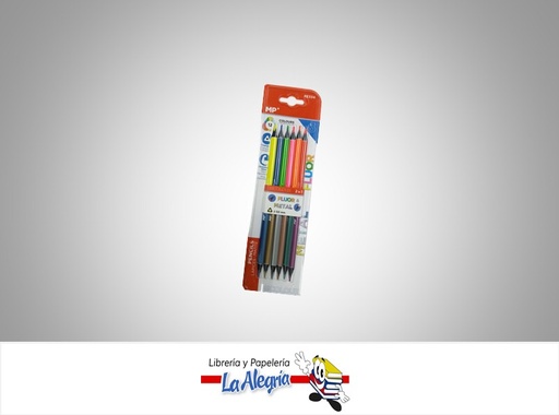 [8435464173571] LAPICES DE COLORES 6 COL METAL/FLUOR PE334 MARCA MP
