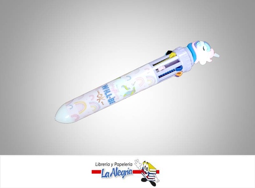 [8435464179092] BOLIGRAFO RETRACTIL UNICORNIO PE253-04 MULTICOLOR MARCA MP