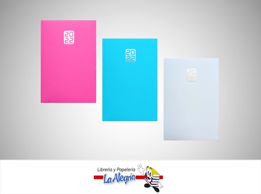 [8435464183013] AGENDA EMPASTADA 2022 15X21 CM PASTEL UN MARCA MP   