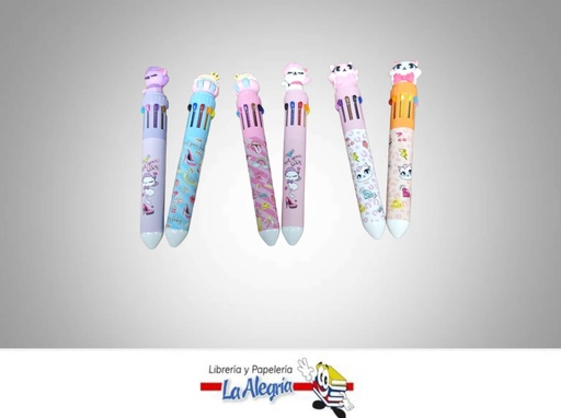 [8435464220091] BOLIGRAFO RETRACTIL FANTASIA CATS PE253-18 MULTICOLOR MARCA MP