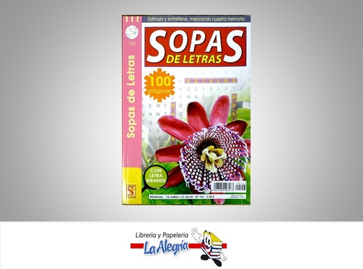 [8436049800011] SOPA DE LETRAS 100 PG  TEMATICA PASATIEMPO    