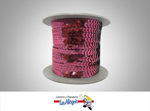[858585080] LENTEJUELA BRILLANT 06MM VINOTINTO XMETR MARCA S/M   
